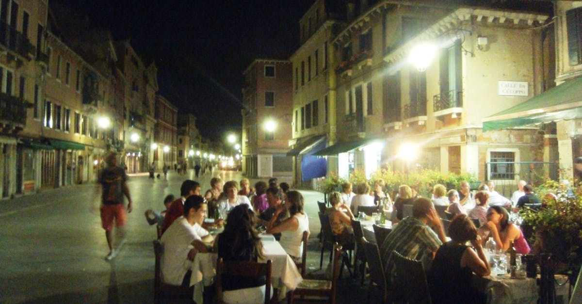 Free stock photo of al fresco dining, street dining, venice