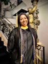 Woman in Black Academic Dress