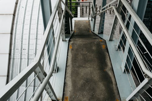 Staircase in a City from a Top Perspective