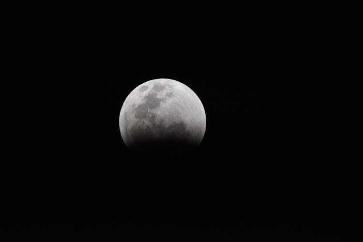 Photo Of Partial Lunar Eclipse