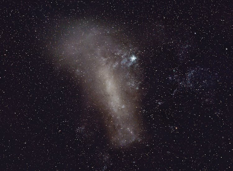 Large Magellanic Cloud On Dark Sky