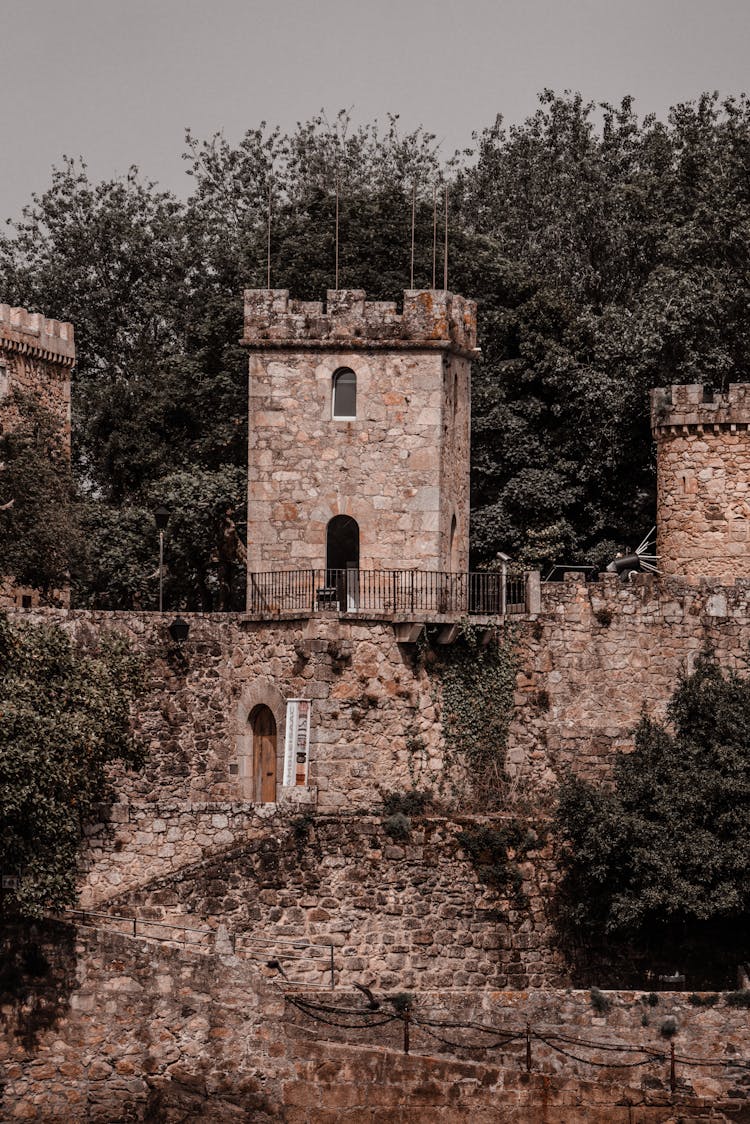 Santa Cruz Castle In Galicia, Spain