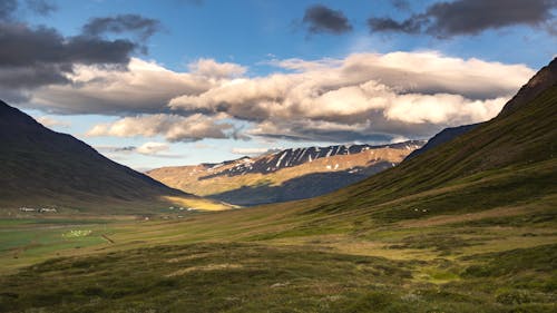 無料 アイスランド, パノラマ, 丘の無料の写真素材 写真素材