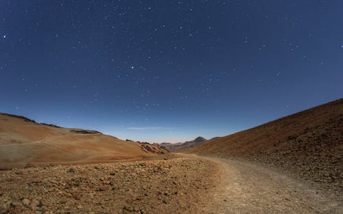 Wasteland under Starry Sky 