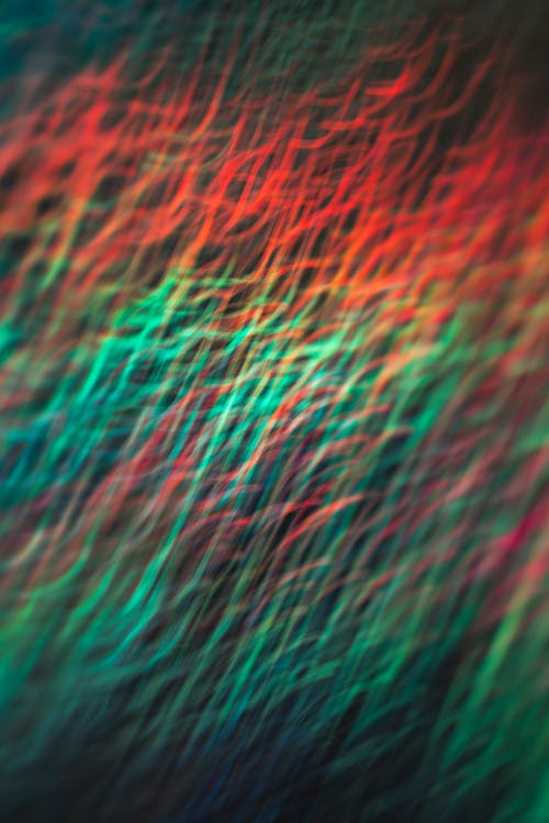 Close-up Photo of Abstract Movement of Lines 
