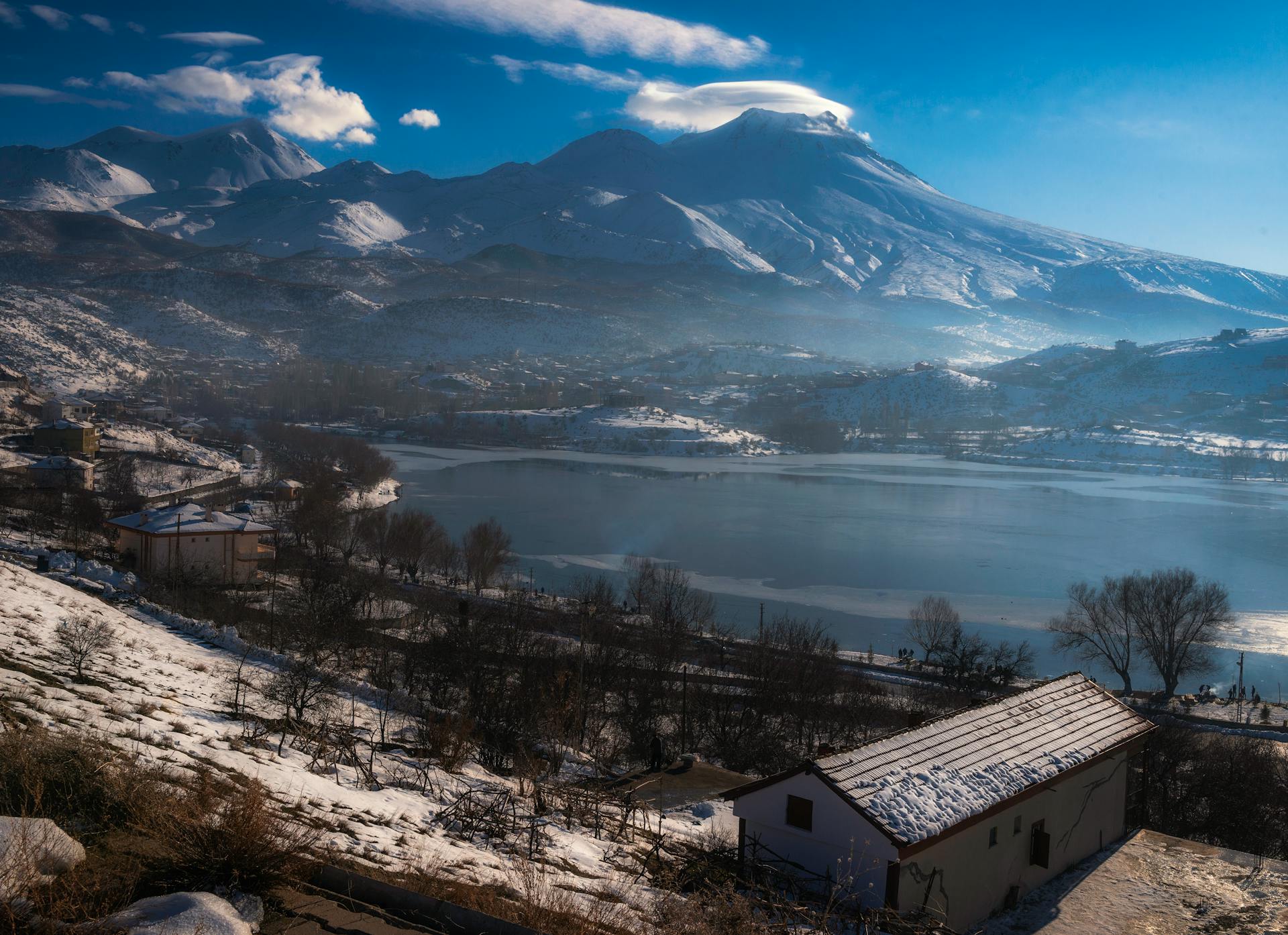 Scenic View of Mount Hasan in Aksaray, Turkey