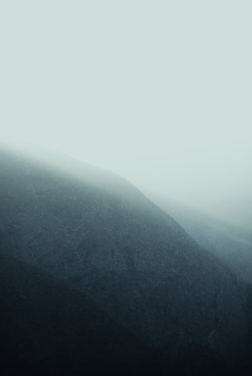 Foggy Mountains Landscape 