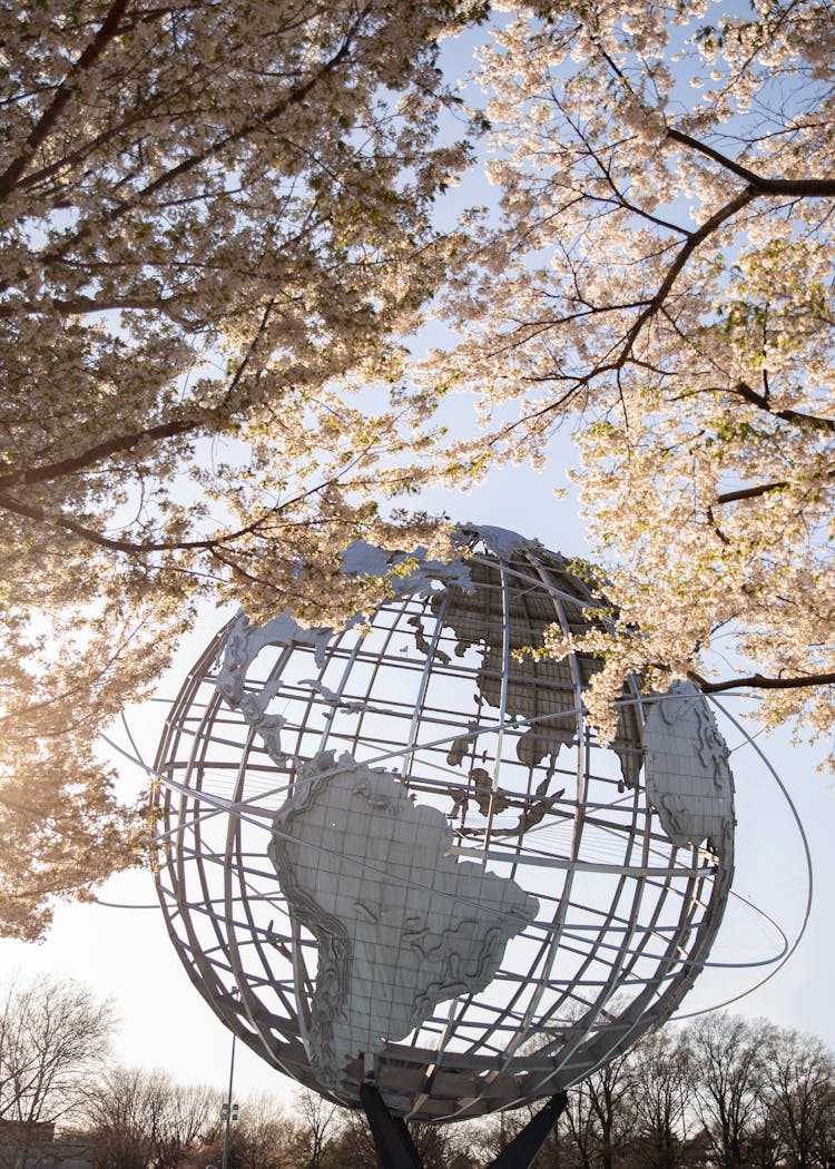 The Unisphere At Flushing Meadows Corona Park In New York City