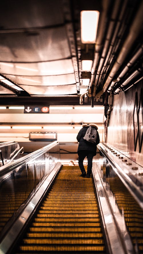 Escalator in Subway