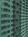 Full Shot of High Rise Apartment Complex
