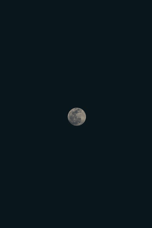 垂直拍攝, 夜空, 月圓 的 免費圖庫相片