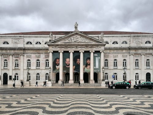 Front View of Classic Building of Museum