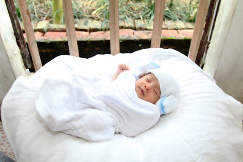 Free Close-up Photo of a Newborn  Stock Photo