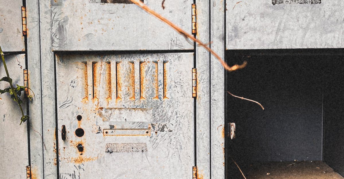 Close-up Photo of a Rusty Locker Room · Free Stock Photo