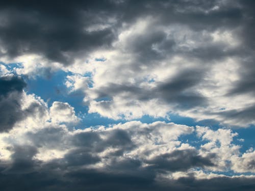 White Clouds and Blue Sky