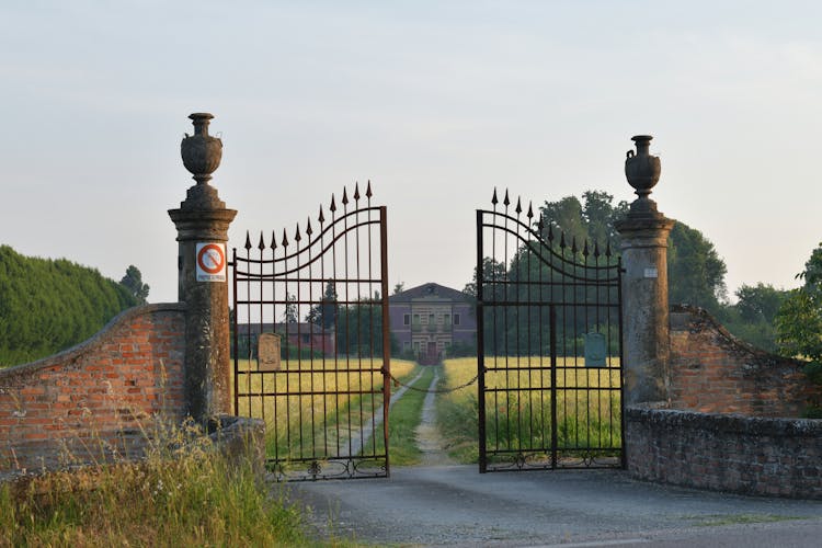 Ornate Gate To The Residence 