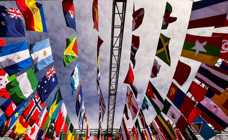 Hanging Country's Flags 