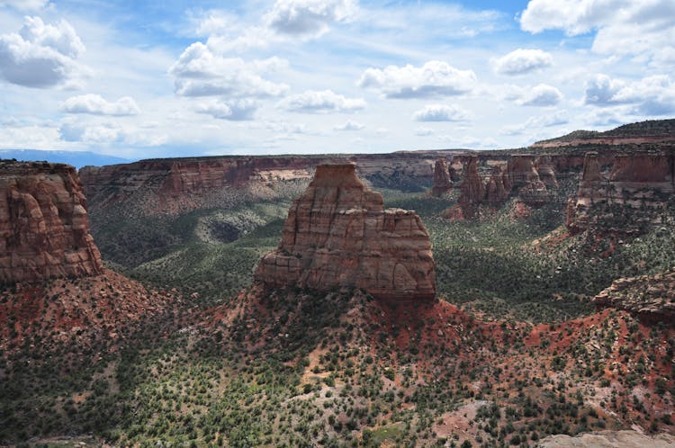 A Rock Formation At Colorado National Monument In Grand Junction, Colorado, United States