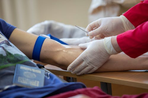 Free stock photo of arm, blood, care