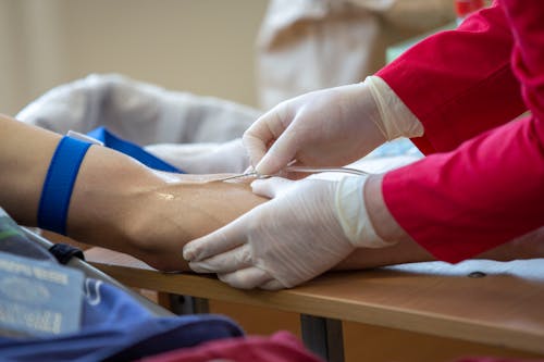 Free stock photo of arm, blood, care