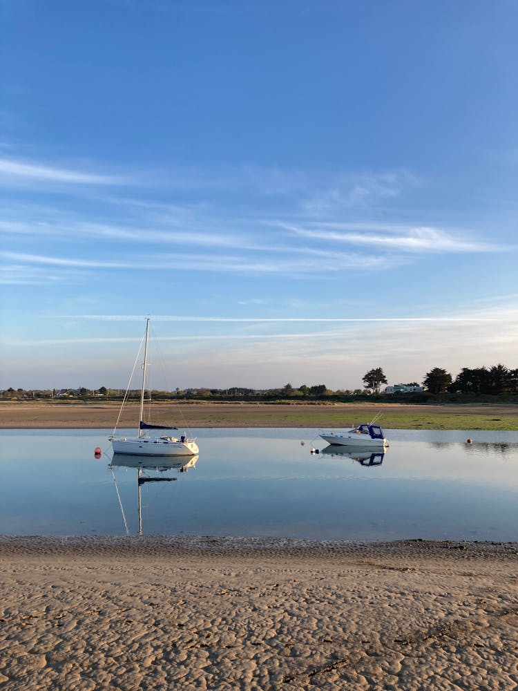 Yachts On A Dry Lake 