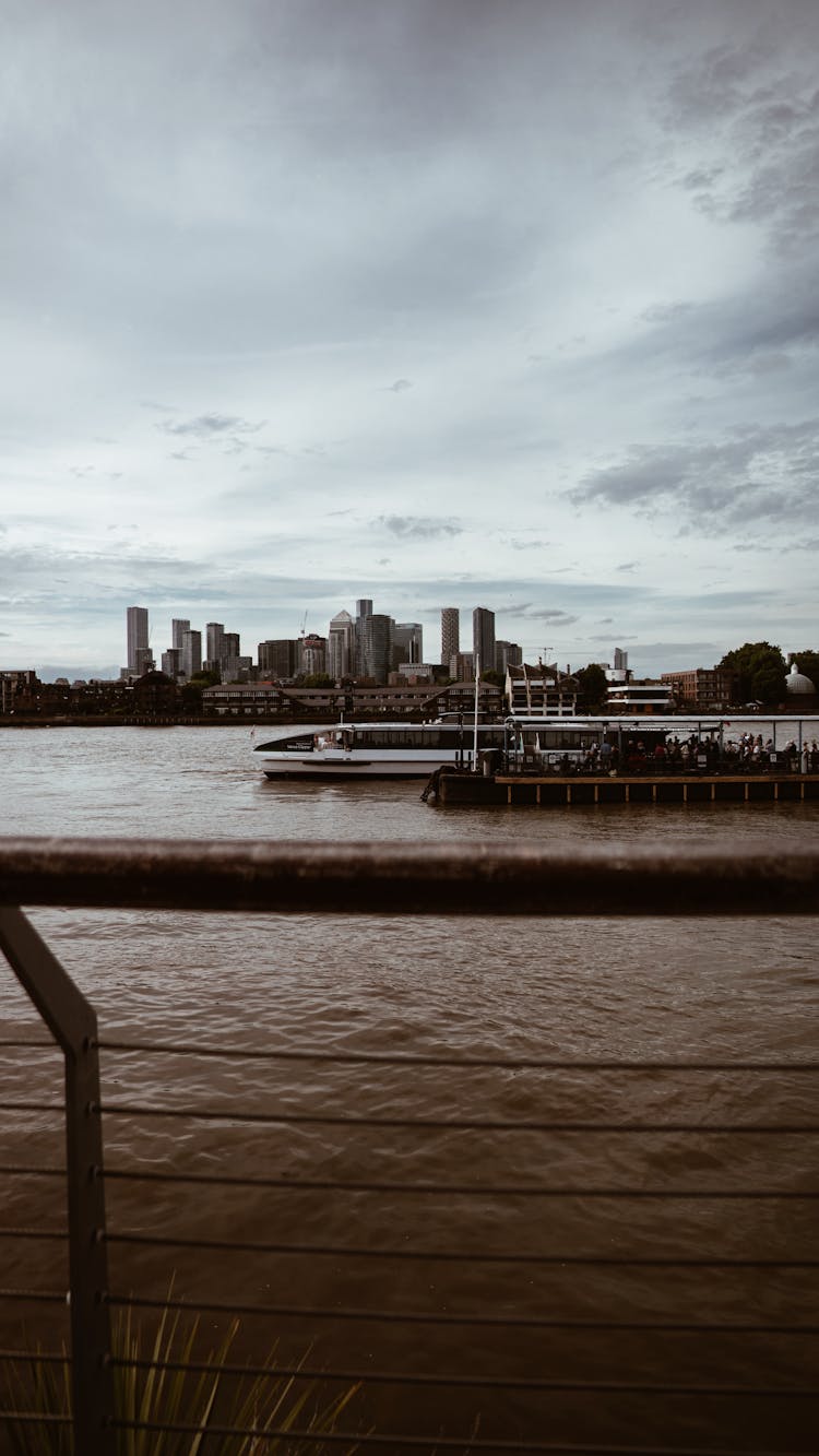 Ferry Boat On The Terminal