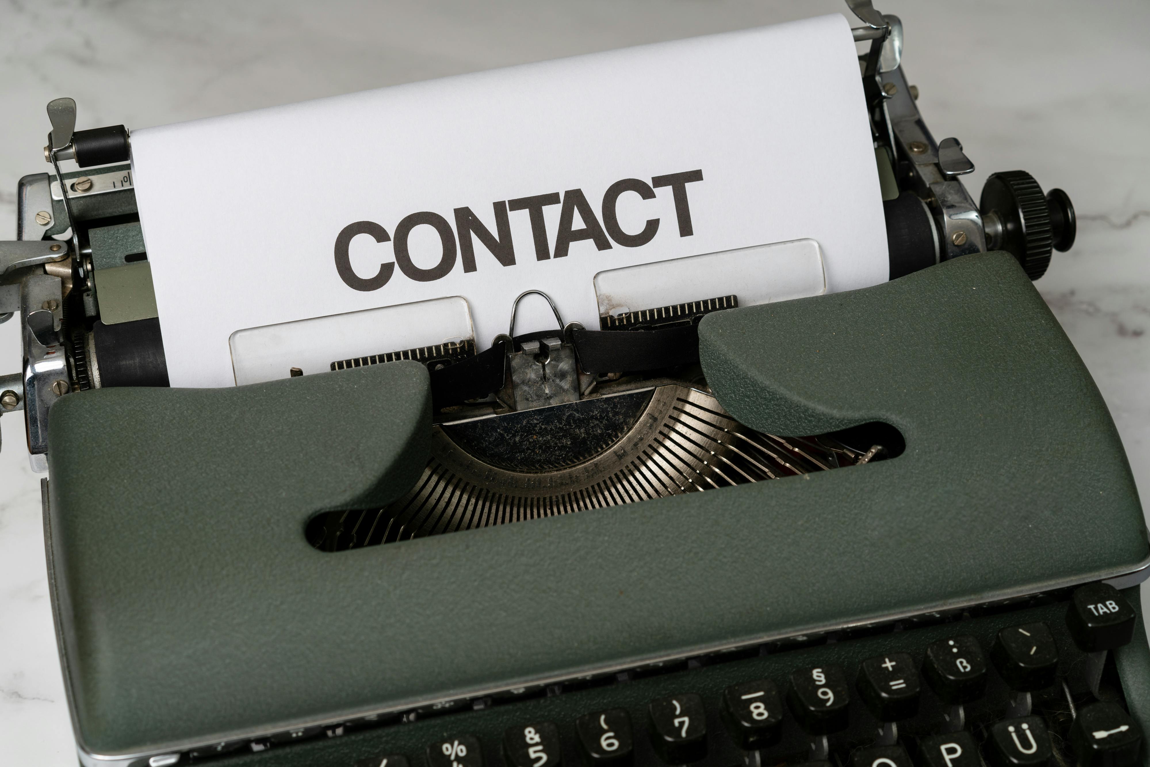 Vintage Portable Typewriter with Paper Stock Photo - Image of