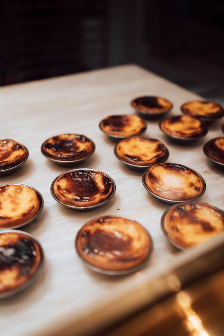 Pastel De Nata On The Table