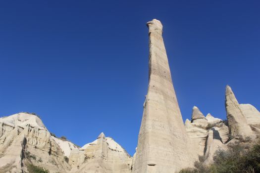 Brown Rock Formation Under Blue Sky