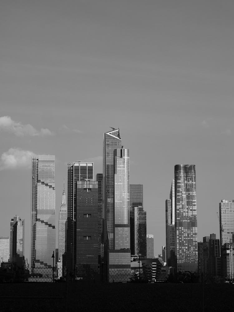 View Of Skyscrapers In Big City