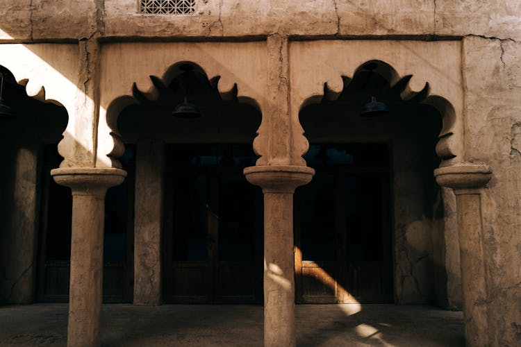 Ornate Arches In Old Town