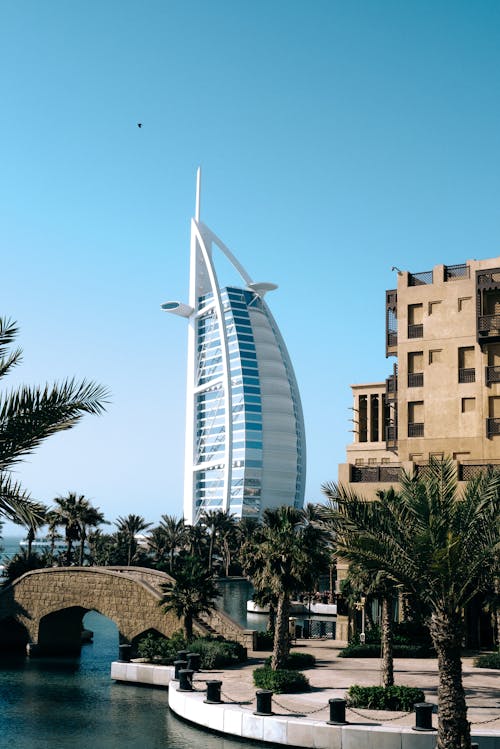 The View of the Burj Al Arab in Dubai