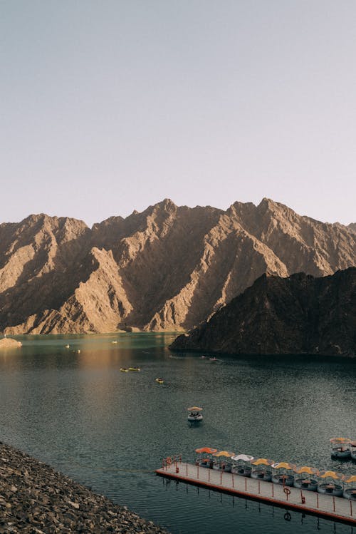 Free Immagine gratuita di diga di hatta, emirati arabi uniti, lago di montagna Stock Photo