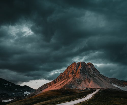 Foto stok gratis alam, awan, gunung