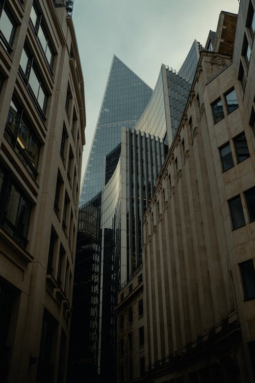 Low Angle Shot of a Buildings in London