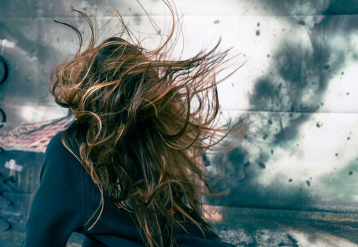 Woman with Dishevelled Hair