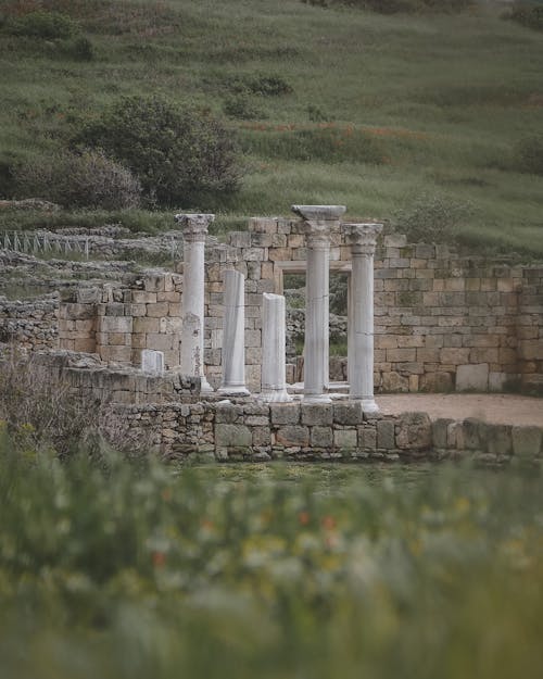 Ancient Greek Columns in Chersonesus, Ukraine 