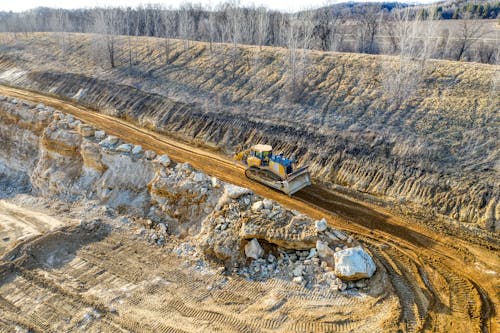 Kostenloses Stock Foto zu arbeiten, bergbau, bulldozer