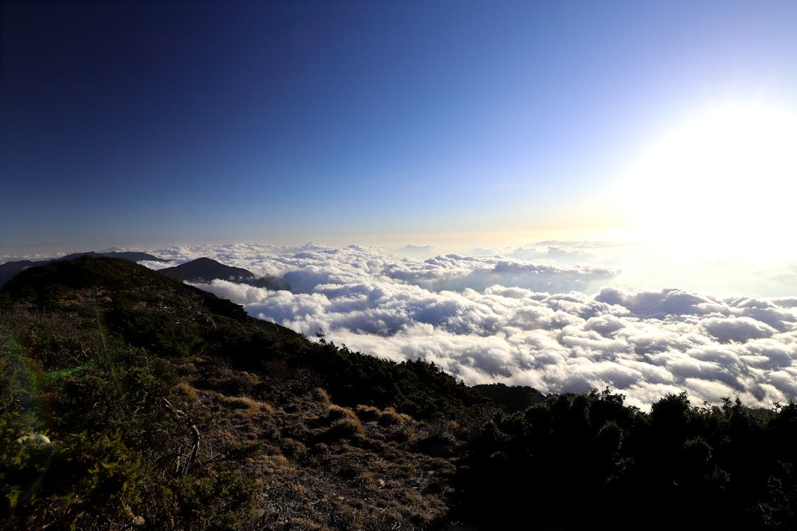 鐵本山登關山欣賞南一段的雲海