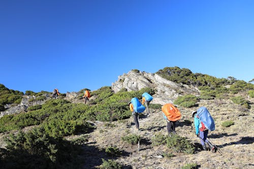 Gratis stockfoto met backpackers, bergen, eigen tijd