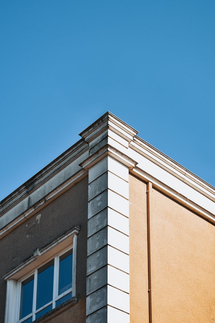 Photo Of The Top Corner Of The Residential Building