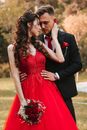Elegantly Couple Holding Each Other