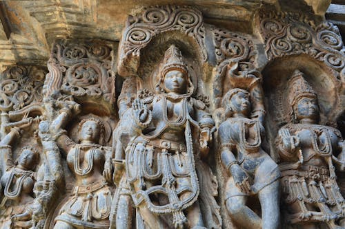 antik iç, Hinduizm, hoysaleswara tapınağı içeren Ücretsiz stok fotoğraf