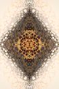 Black and Brown Round Decor