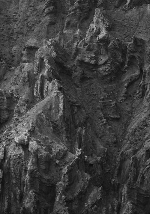 Close-up Shot of Rock Formation