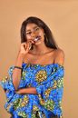 posing with ankara