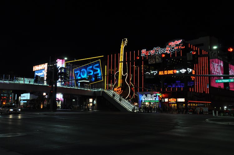 Illuminated Shopping Mall