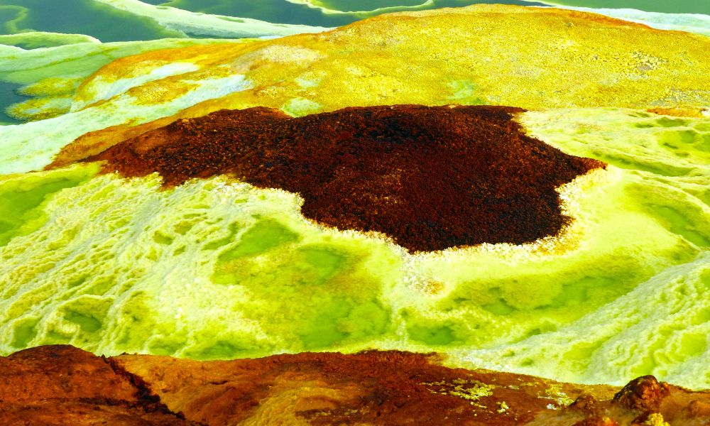 rocky mountains danakil depression landscape