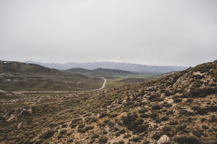 Road Across The Mountain Valley