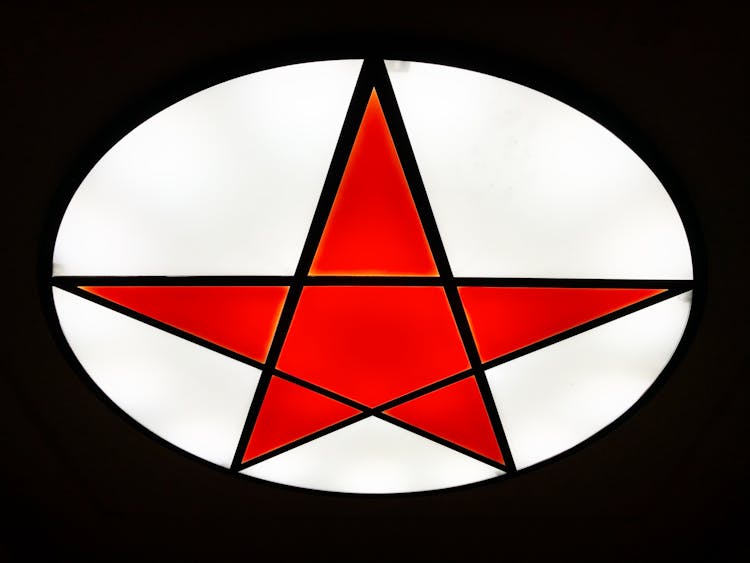 Red And White Star Logo